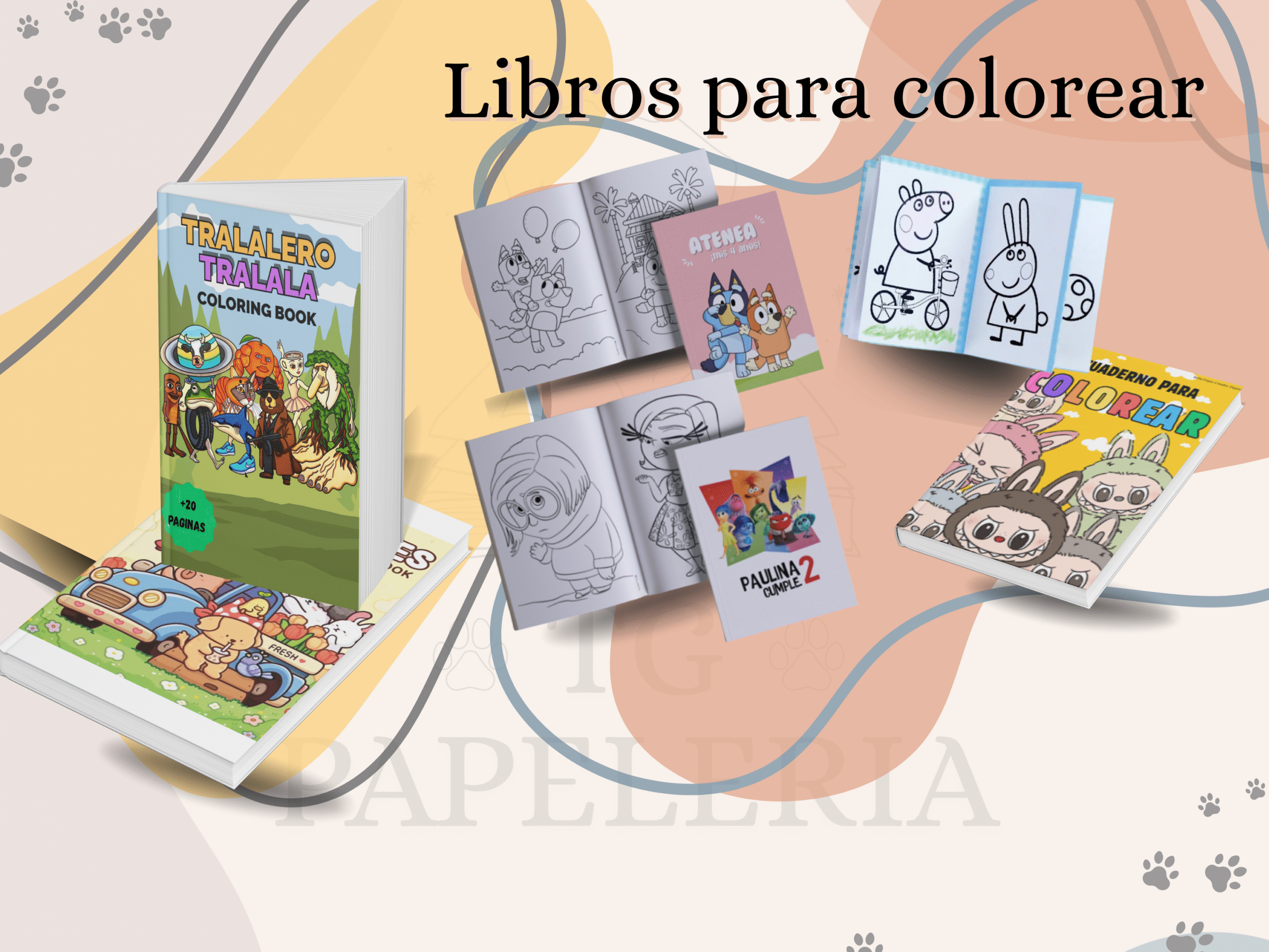 Libros infantiles para colorear