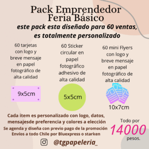 PACK EMPRENDEDOR FERIA BASICO