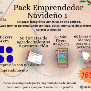 PACK EMPRENDEDOR NAVIDEÑO 1