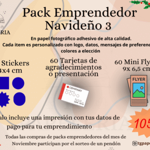PACK EMPRENDEDOR NAVIDEÑO 3