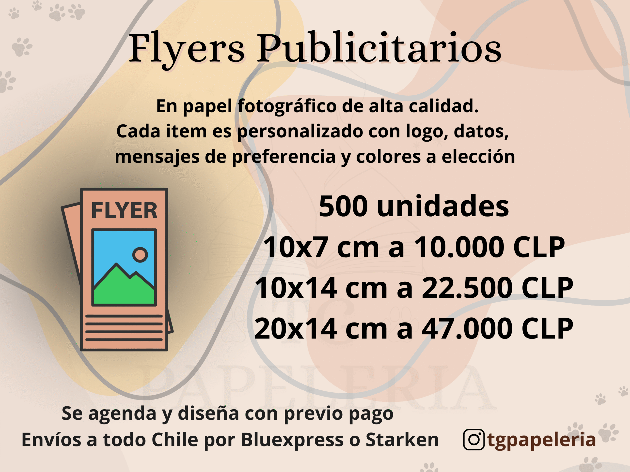 FLYERS PUBLICITARIOS 10X14CM